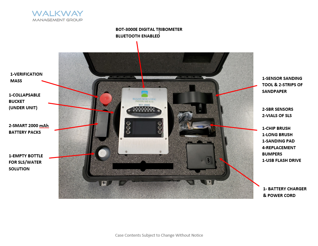 BOT3000E Digital Tribometer Floor & Tile Slip Testing Device